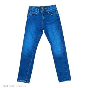 Next Premium Denim Goods Mens Blue Slim Fit Denim Jeans Pants Size 30 X 29
